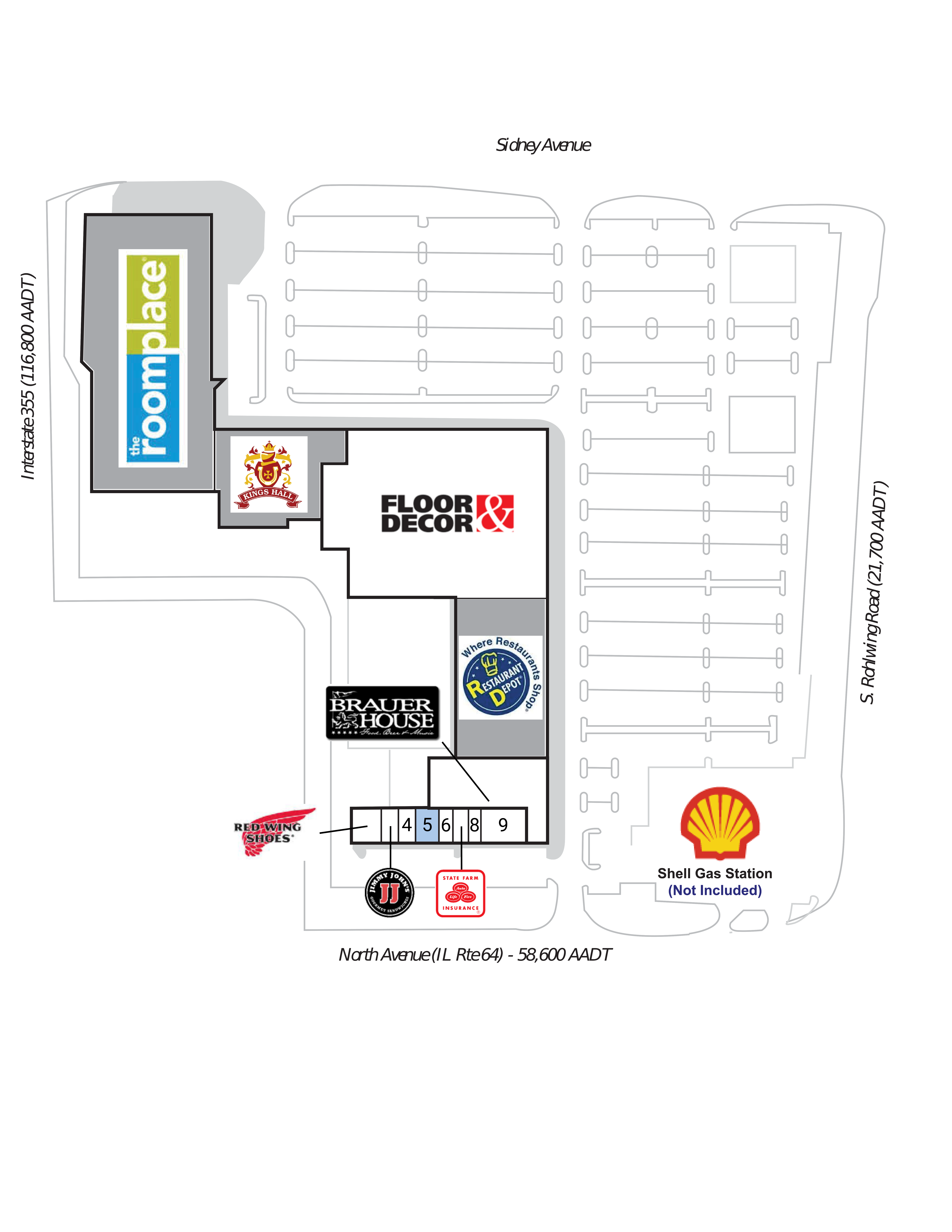 Lombard Il Landings Of Lombard Retail Space For Lease Inland