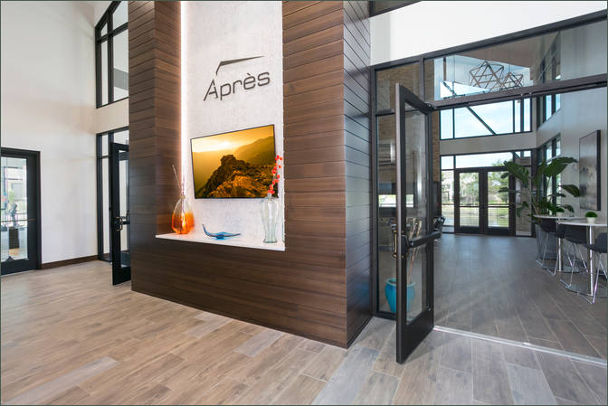                         	Apres Apartment Homes
                        